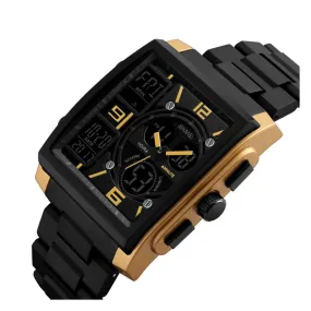 WW1226 SKMEI Multifunction Dual Time PU Chain Watch 1274