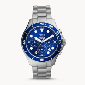 WW1703 Fossil FB-03 Chronograph Stainless Steel Chain Watch FS5724