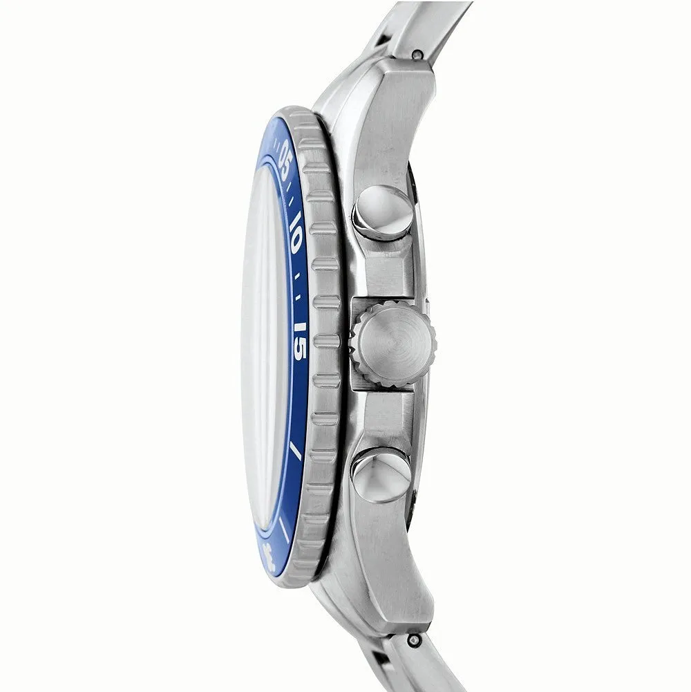 WW1703 Fossil FB-03 Chronograph Stainless Steel Chain Watch FS5724