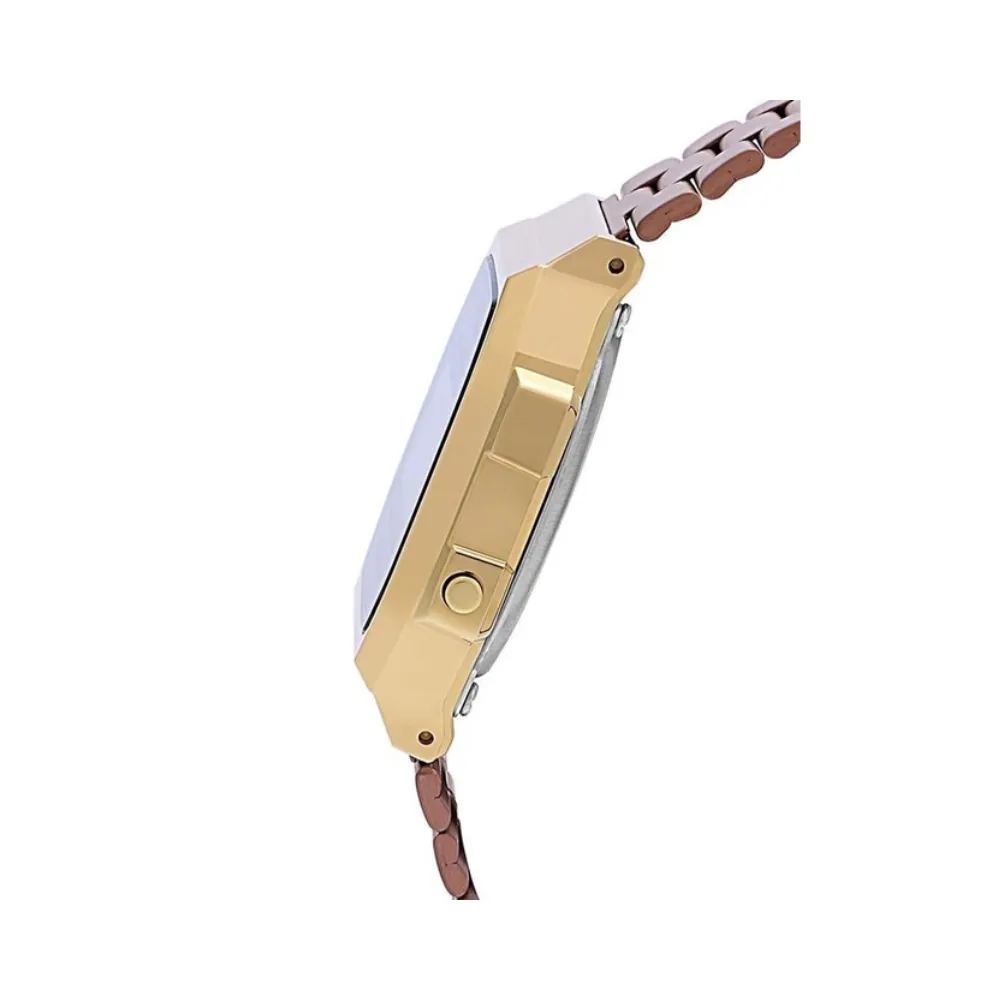 WW1880 Casio Vintage Illuminator Digital Golden Chain Watch A168WECM-5DF
