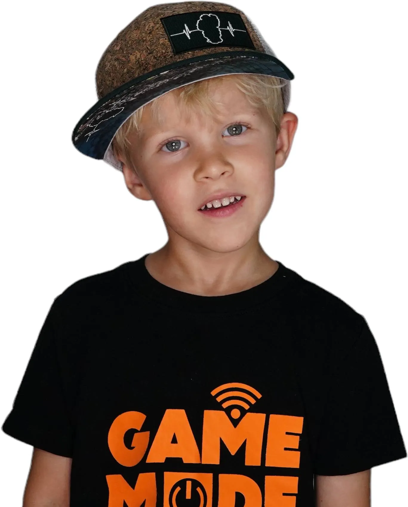 **YOUTH** Tahoe Hat | Baseball Hat Fit | Cork - Green - Gray