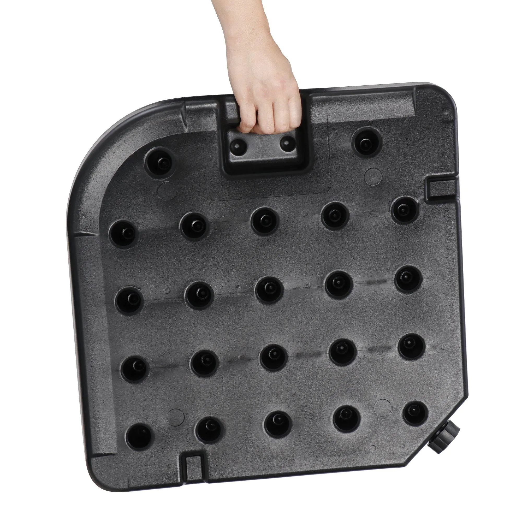 ZENY™ Offset Umbrella Base Heavy Duty Umbrella Stand 4-Pcs for Patio Cantilever Offset Umbrella
