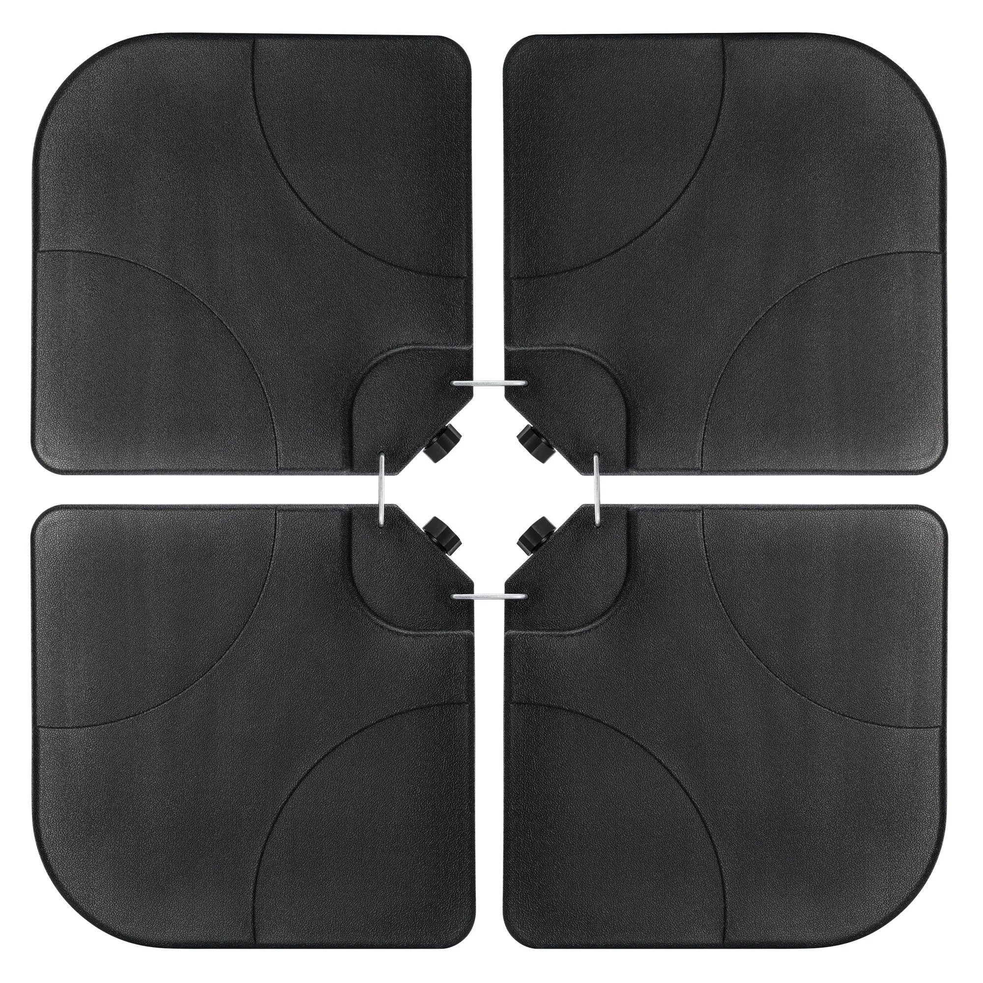 ZENY™ Offset Umbrella Base Heavy Duty Umbrella Stand 4-Pcs for Patio Cantilever Offset Umbrella